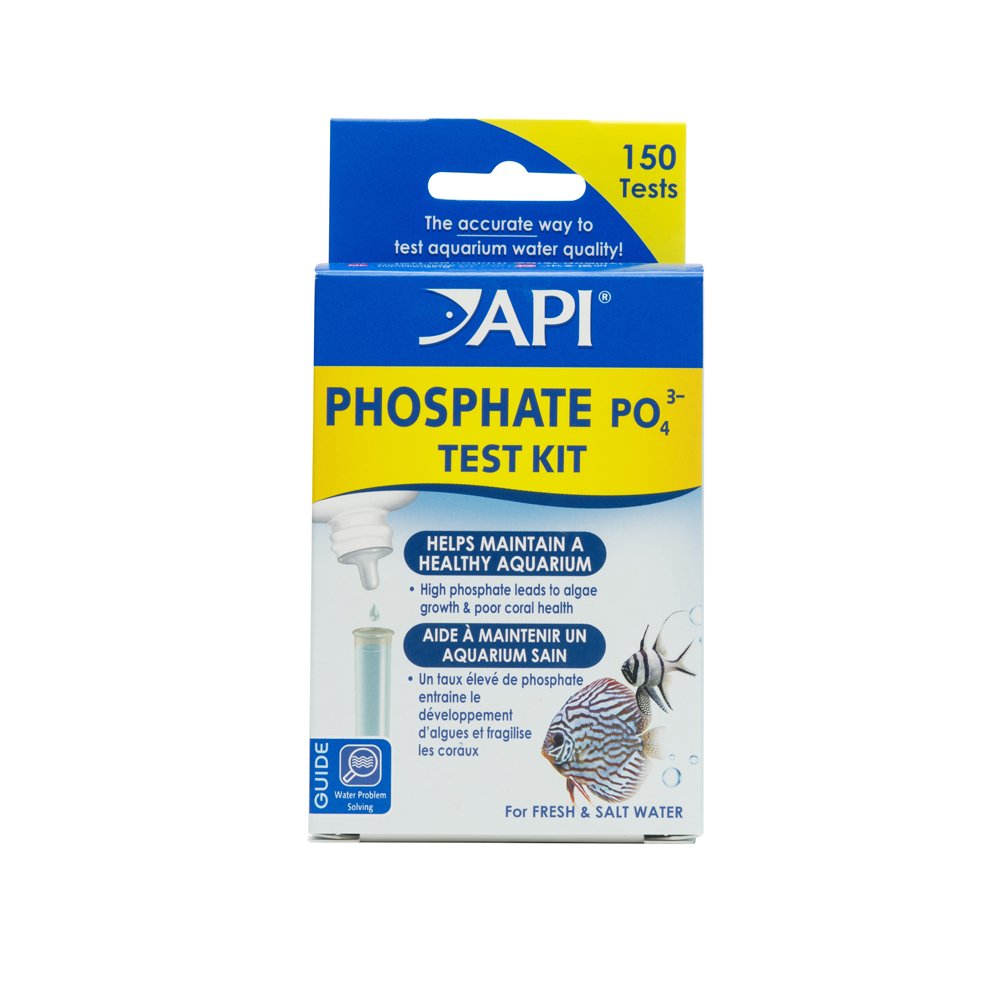 API Phosphate Test Kit for measuring phosphate levels in aquarium water