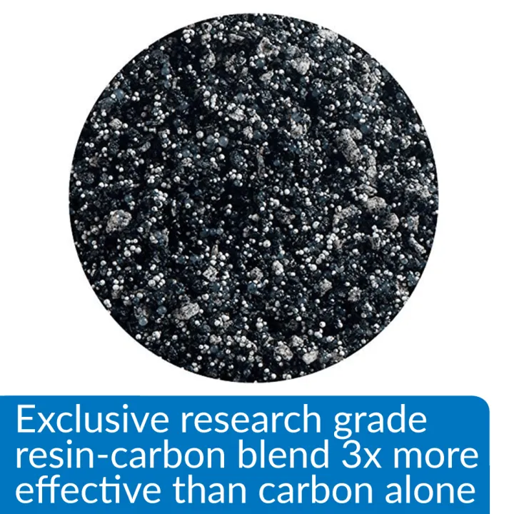 Close-up of API research-grade filter media for aquarium filtration support